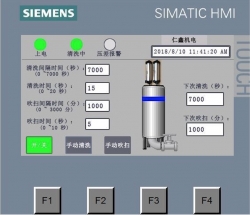 自清洗過濾器PLC 控制面板